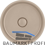 SYSTEMCERAM Unterbauwaschtisch Patera 40 U/g Keramik Fango