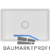 SYSTEMCERAM Unterbauwaschtisch Lavara 60 U/g Keramik Polar