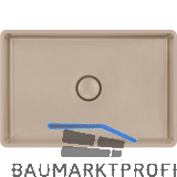 SYSTEMCERAM Unterbauwaschtisch Lavara 60 U/g, Keramik Fango