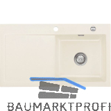 SYSTEMCERAM Einbausp�le Mera 90, 900 x 510 mm �1,5% Tt. links, Jasmin Excenter