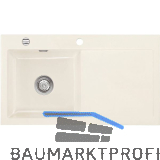 SYSTEMCERAM Einbausp�le Mera 90, 900 x 510 mm Tt. rechts, Magnolie