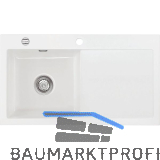 SYSTEMCERAM Einbausp�le Mera 90, 900 x 510 mm Tt. rechts, Gr�nland Exzenter