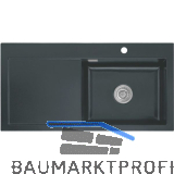 SYSTEMCERAM Einbausp�le Mera 100 SL, 1000 x 510 mm TT. links, Schiefer