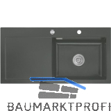 SYSTEMCERAM Einbausp�le Mera 100 SL, 1000 x 510 mm TT. links, Lava Exzenter