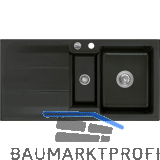 SYSTEMCERAM Einbausp�le Genea 100, 1000 x 510 mm �1,5% rev., Nigra