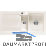 SYSTEMCERAM Einbausp�le Genea 100, 1000 x 510 mm �1,5% rev., Magnolie Excenter
