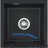 SYSTEMCERAM fl�chenb�ndige Sp�le Mera 46 F/o Excenter, Nigra