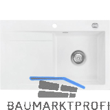 SYSTEMCERAM Einbausp�le Stema 80, 800 x 510 mm �1,5% Tropfteil links, Polar