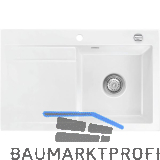 SYSTEMCERAM Einbausp�le Stema 80 Excenter 800 x 510 mm Tropfteil links, Gr�nland