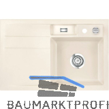 SYSTEMCERAM Einbausp�le Bela 78 Excenter, 780 x 510 mm Tropfteil links, Jasmin