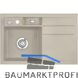 SYSTEMCERAM Einbausp�le Bela 78 Excenter, 780 x 510 mm Tropfteil rechts, Fango