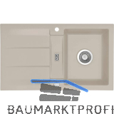 SYSTEMCERAM Einbausp�le Genea 87 Excenter, 870 x 510 mm reversibel, Fango