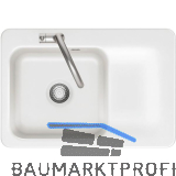 SYSTEMCERAM Einbausp�le Juna 75, 750 x 510 mm Tt. rechts, Gr�nland