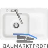 SYSTEMCERAM Einbausp�le Juna 75 Excenter, 750 x 510 mm Tt. rechts, Polar