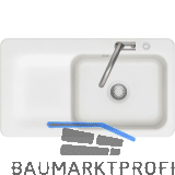 SYSTEMCERAM Einbausp�le Juna 90 Excenter, 900 x 510 mm Tt. links, Polar