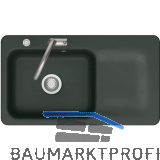 SYSTEMCERAM Einbausp�le Juna 90 Excenter, 900 x 510 mm Tt. rechts, Eibe