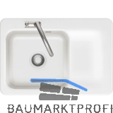 SYSTEMCERAM fl�chenb�ndige Sp�le Juna 75 F, 726 x 486 mm Tt. rechts, Gr�nland