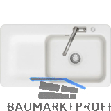 SYSTEMCERAM fl�chenb�ndige Sp�le Juna 90 F Excenter Tt. links, Polar