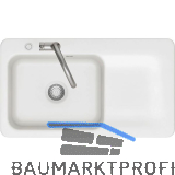 SYSTEMCERAM fl�chenb�ndige Sp�le Juna 90 F Excenter Tt. rechts, Polar