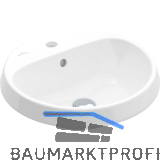 VILLEROY & BOCH Aufsatzwaschtisch Architectura rund, Wei� Alpin