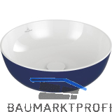 VILLEROY & BOCH Aufsatzwaschtisch Artis 417943BCS4 � 430 mm, Deep Ocean