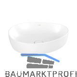 VILLEROY & BOCH Aufsatzwaschtisch Antao 4A7351RW 510 mm, Stone White