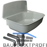 HAAS Wand-Ausgussbecken Greta Polypropylen Grau