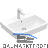 VILLEROY & BOCH Wandwaschtisch O.novo 4A41KG01 650 mm, Wei� Alpin