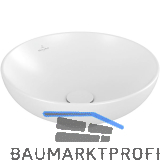 VILLEROY & BOCH Aufsatzwaschtisch L&F 4A4600RW � 420 mm, Wei� matt