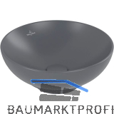 VILLEROY & BOCH Aufsatzwaschtisch L&F 4A4500I4 � 380 mm, Graphit