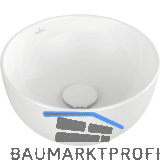 VILLEROY & BOCH Aufsatzwaschtisch Artis 438932RW � 325 mm, Stone White