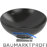 VILLEROY & BOCH Aufsatzwaschtisch 4A4500R7 � 380 mm, Pure Black