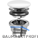 VILLEROY & BOCH 5/4" Schaftventil 6835-00, Wei� Alpin