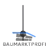 GEESA WC-Ersatzrollenhalter Opal Metallfinish Schwarz geb�rstet