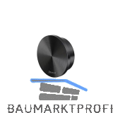 GEESA Handtuchhaken Opal gro�, Metallfinish Schwarz geb�rstet