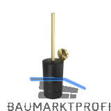 GEESA WC-B�rstengarnitur Opal Metallfinish Gold geb�rstet