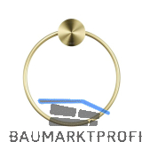 GEESA Handtuchring Opal Metallfinish Gold geb�rstet