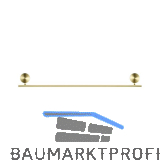 GEESA Handtuchhalter 600 mm Opal Metallfinish Gold geb�rstet