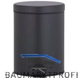 GEESA Treteimer Hotel 5 Liter Schwarz matt