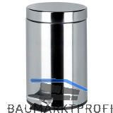 GEESA Treteimer Hotel 3 Liter Chrom