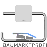 GEESA WC-Papierhalter Topaz ohne Abdeckung Chrom