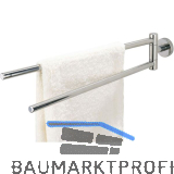 TIGER Handtuchhalter Boston 2-armig Edelstahl poliert