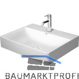 DURAVIT Aufsatzwaschtisch DuraSquare 60 mit Hahnlochbank, Wei�