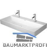 DURAVIT Aufsatzwaschtisch DuraSquare 100 mit Hahnlochbank wei�