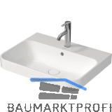 DURAVIT Aufsatzwaschtisch Happy D.2 Plus 60 mit 1 Hahnloch, Wei�