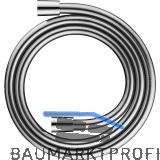 DURAVIT Brauseschlauch 1600 mm Kunststoff Chrom
