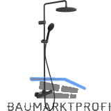 DURAVIT Duschsystem 1000 MinusFlow, Schwarz matt