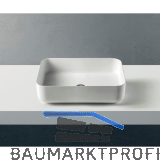 ZIEBERMAYR Aufsatzwaschtisch Squircle eckig Wei� matt