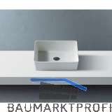 ZIEBERMAYR Aufsatzwaschtisch Square quadratisch Wei� matt