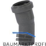 Bogen f�r Abflussrohr DN 40 mm / 15�